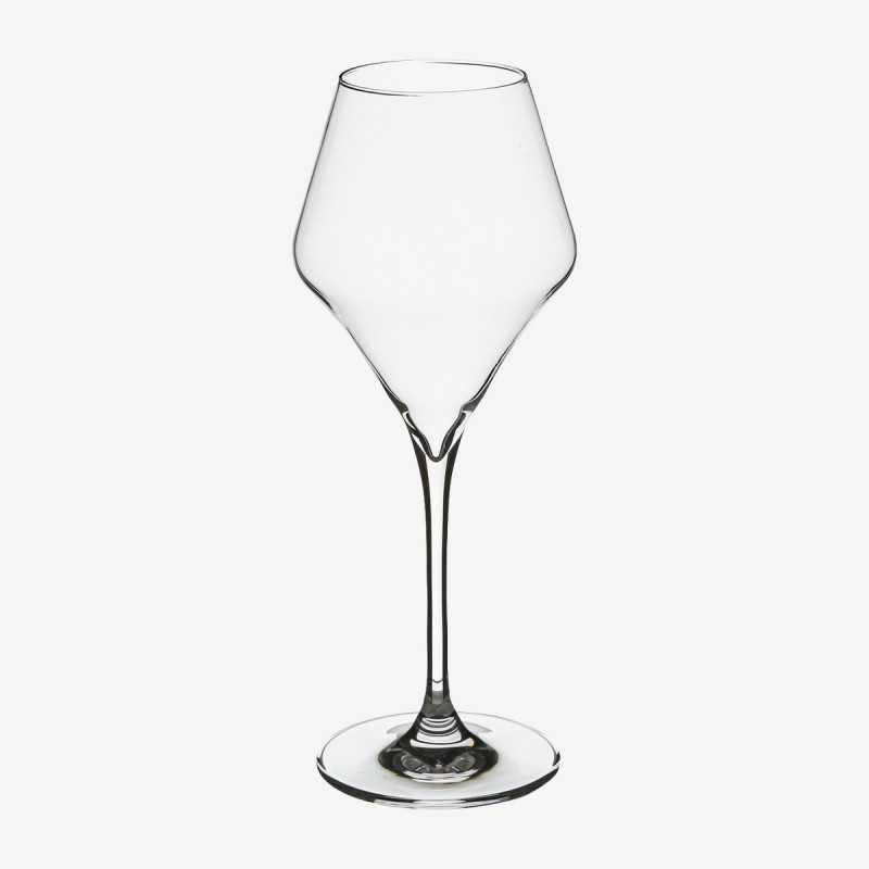 Vue de face du verre à vin CLARILLO