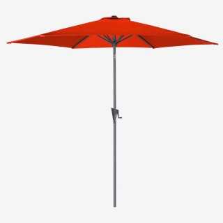 Vue de face du parasol PAMPI