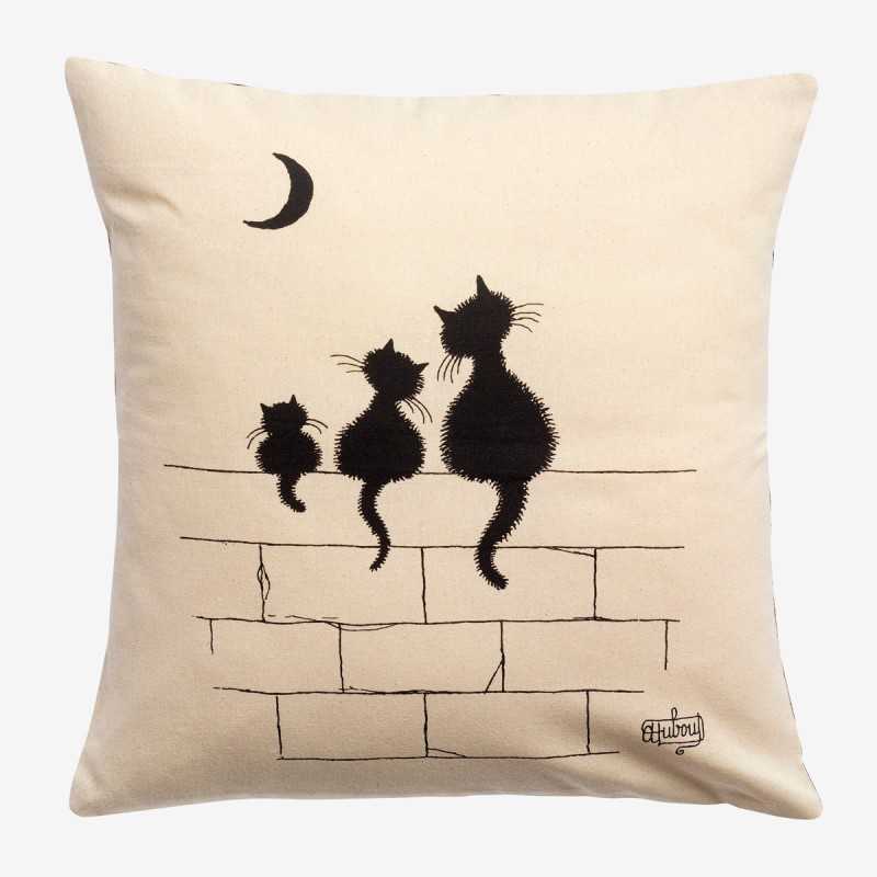 DUBOUT 3 CHATS coussin 45x45