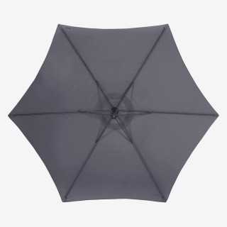 Vue de profil du parasol JANEIRO