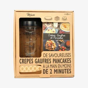 Coffret Shaker Crepes Pancakes Gaufres 2 1