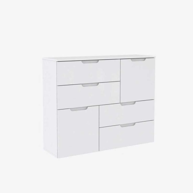 Commode 2 portes 4 tiroirs - FIONA