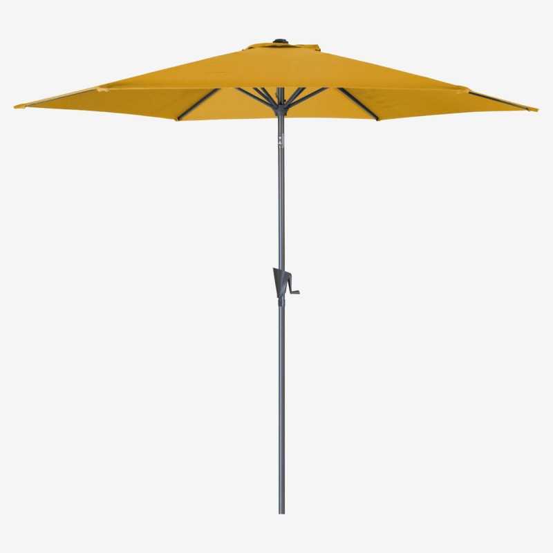 Vue de face du parasol PAMPI