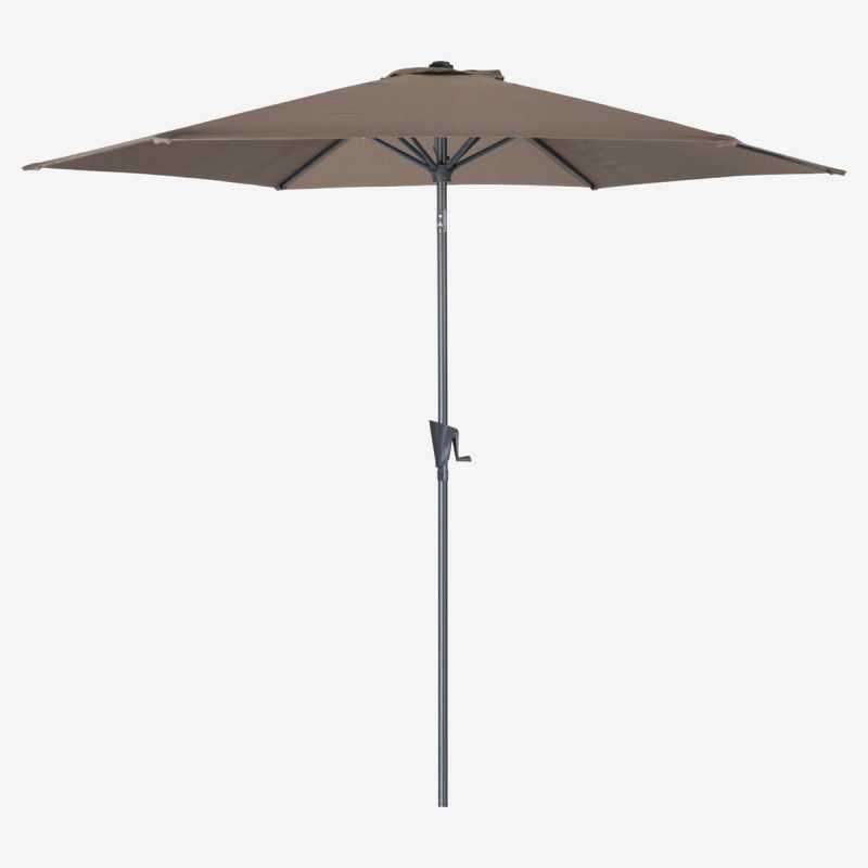 Vue de face du parasol PAMPI