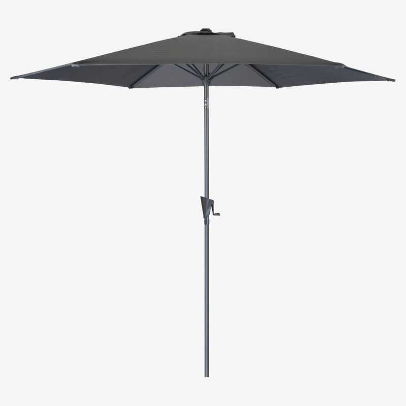 Vue de face du parasol PAMPI