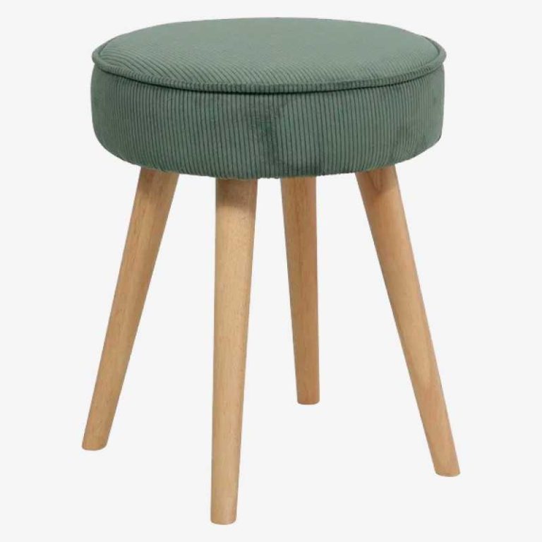 Tabouret velours côtelé - POWEL