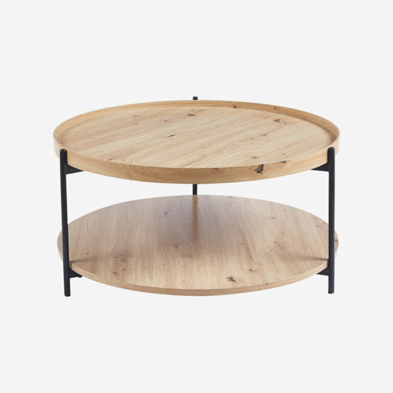 Table basse 2 plateaux 80x40 cm - ROSCO