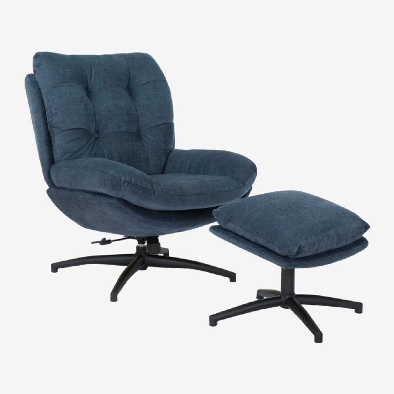 Fauteuil et repose-pieds - POPPI