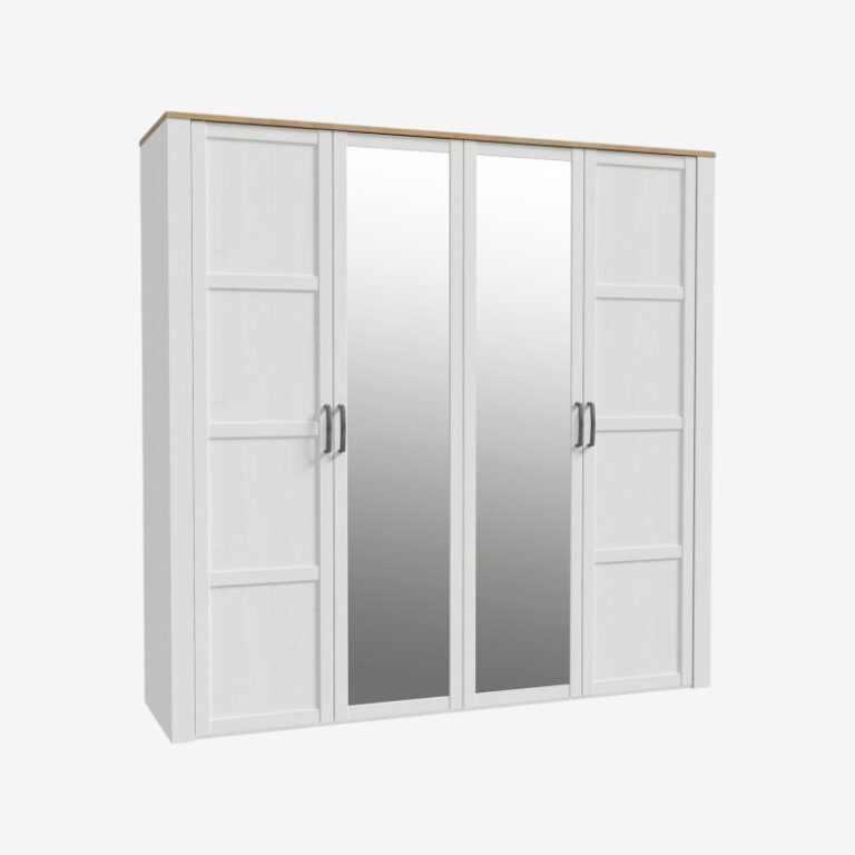 FOSTER armoire 4P miroir
