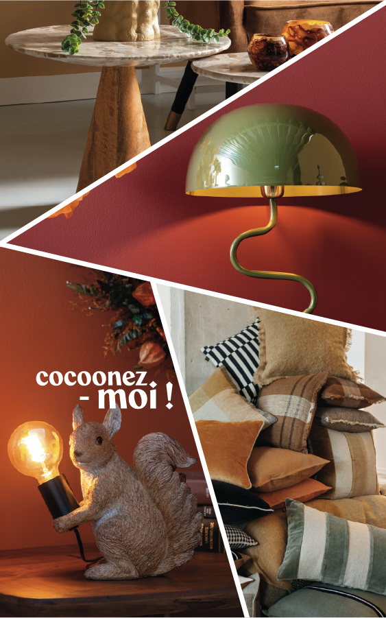 Banniere pour le catalogue interieur d'automne en version mobile