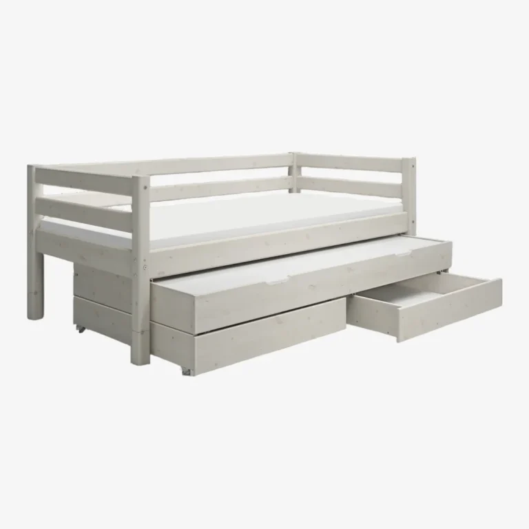 FLEXA Lit 90x200 + lit gigones 2 tiroirs