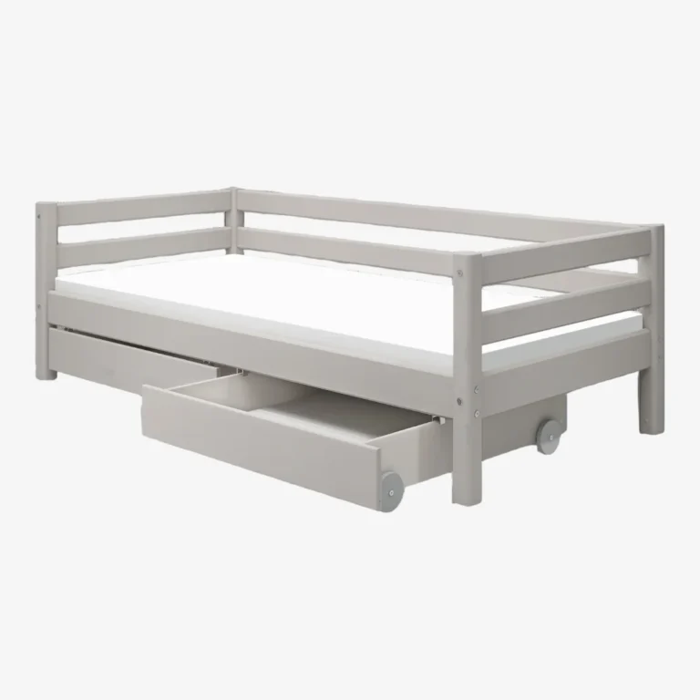 FLEXA Lit 90x200 avec 2 tiroirs