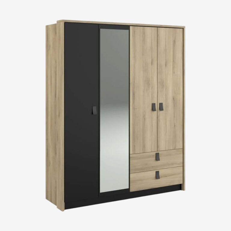 Armoire 4 portes et 2 tiroirs - PAVANA