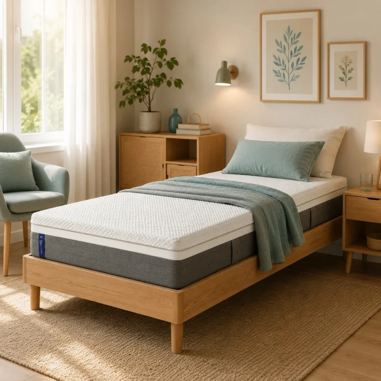 Matelas à mémoire de formes 90x190 cm - EMMA FOAM