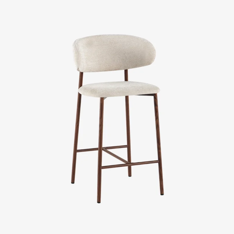 Tabouret snack pieds noyer - ROSAE