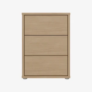 FELIPA Table de chevet 3 tiroirs