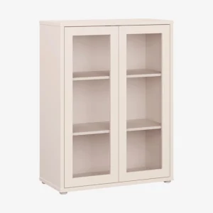 FELIPA Armoire 2P vitrées H100