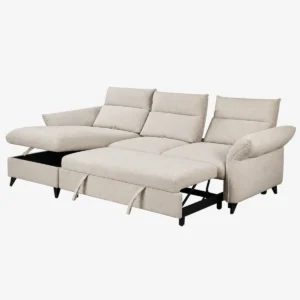 Canapé d’angle convertible réversible L 276 cm – CLEON
