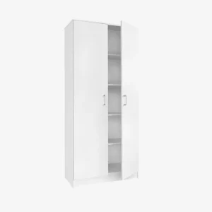 Armoire 2 portes avec 4 tablettes L 60 cm – ROSALINE